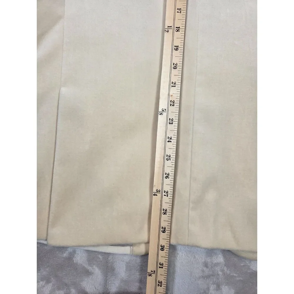 J.Crew Ludlow Velvet Shawl Collar Dinner Jacket 40R Slim Cream Blazer Sport Coat